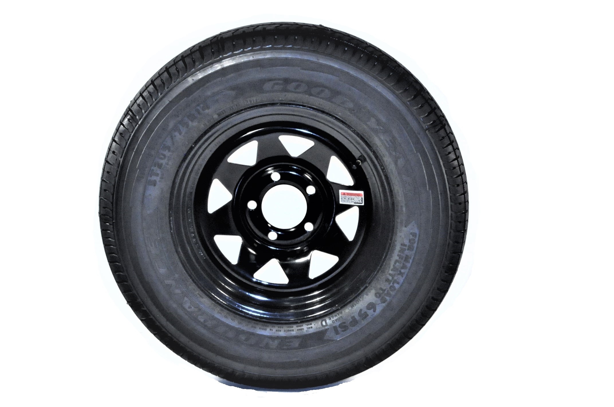 Goodyear Endurance Trailer Tire On Rim ST205/75R14 LRD 14X5.5 54.5